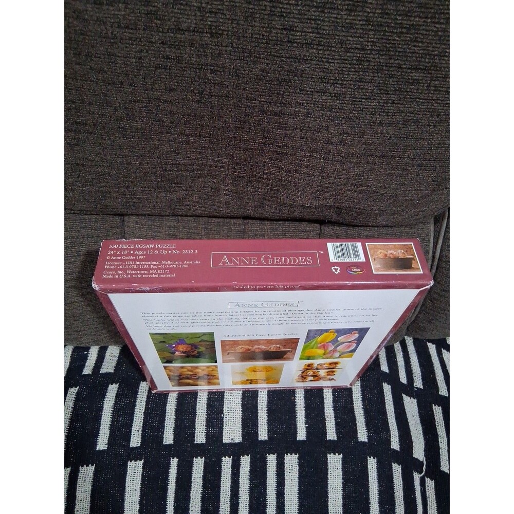 New Sealed Vintage Anne Geddes 550 Piece Washtub Babies Jigsaw Puzzle - Picture 3 of 5